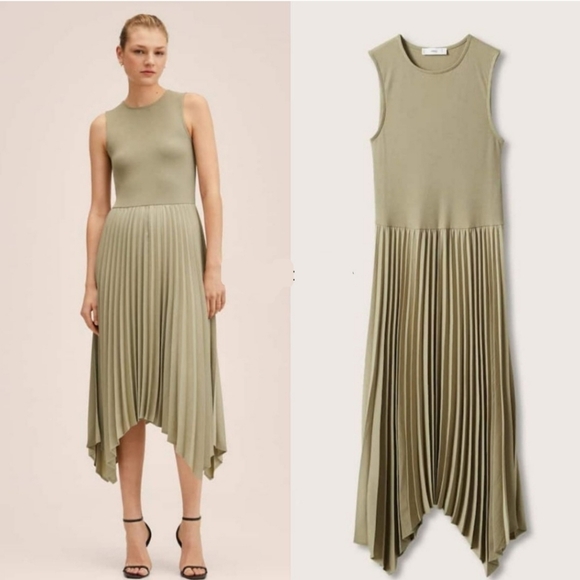 Mango Dresses & Skirts - Mango Pleated Dress